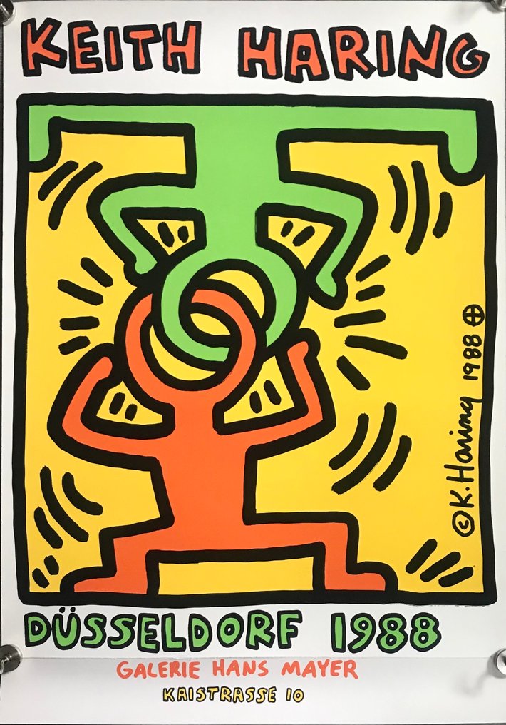 Keith Haring (1958-1990) - Headstand - Dusseldorf #1.0