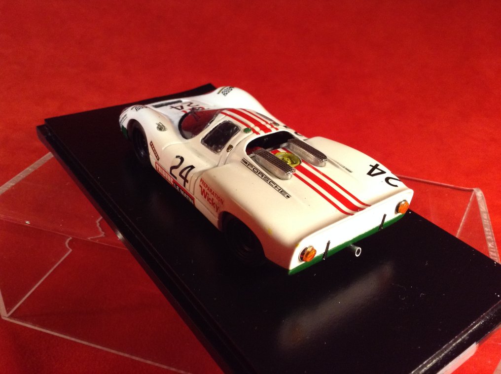 Pit Models - made in Italy 1:43 - Model samochodu wyścigowego - Porsche 907 Sport "Wicky Racing Team" 19° Le Mans 1972 #24 of Peter Mattli /Hervé Bayard/Walter Brun - Bardzo rzadki - wykonany profesjonalnie przez Fabrizio Pitondo - numer #11 spośród zaledwie 50 #2.1