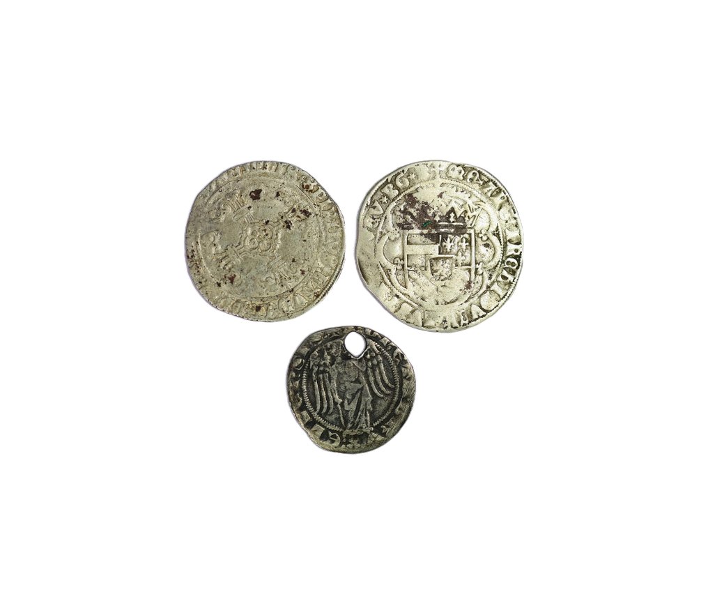 Dél-Hollandia. Lot of 3 coins - Different dates - Some better (Nincs minimálár) #1.0