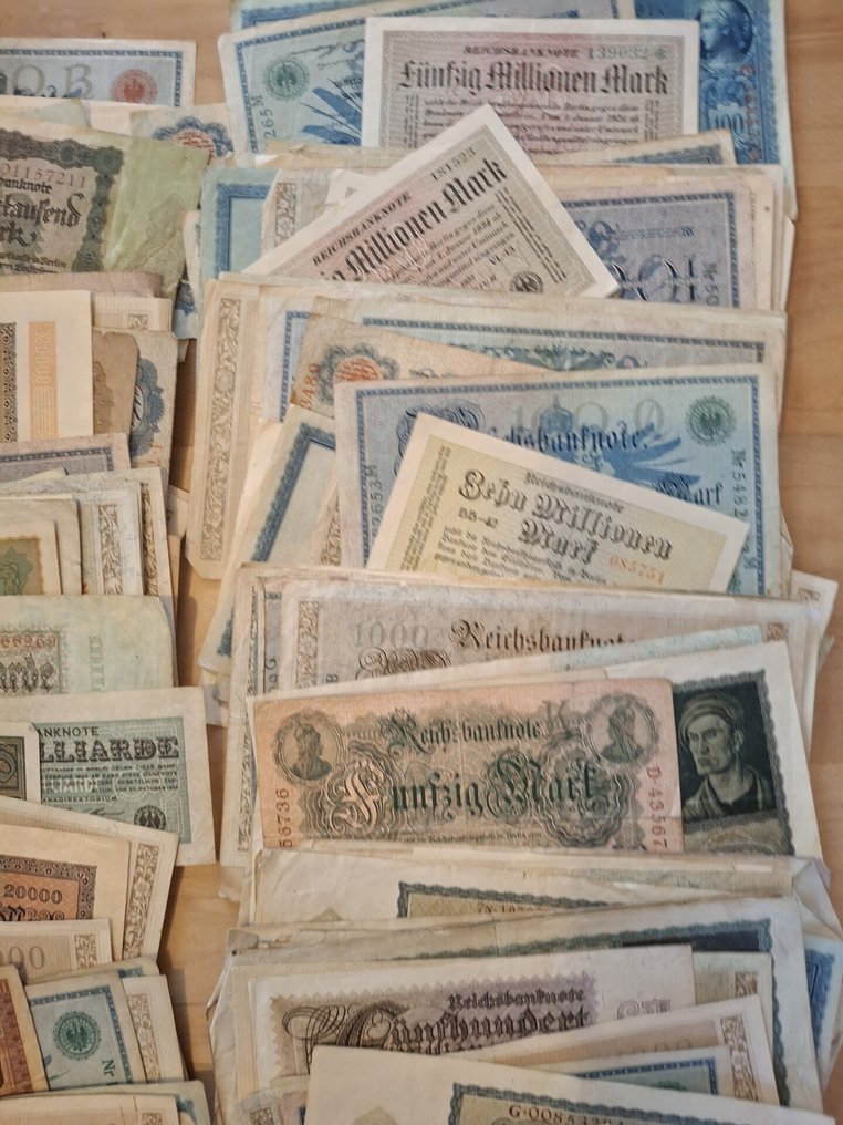 Germania. - 450 banknotes - various dates (Fără preț de rezervă) #4.3