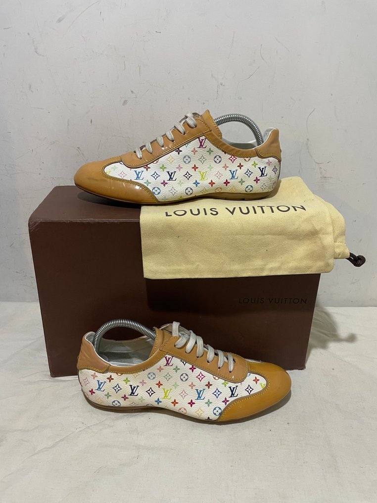 Louis Vuitton - MURAKAMI check - Monogram Multicolore - Baskets basses - Taille : EU 40.5 #1.0