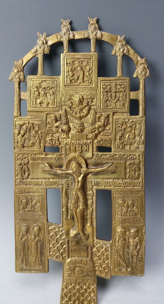 Travel icon - Bronze - Zegenkruis #1.0