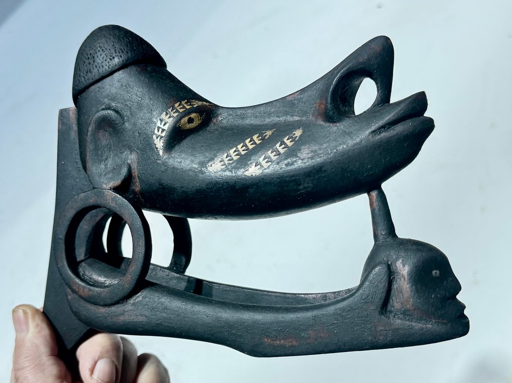 独木舟船首 马罗沃潟湖 - Nguzu - 新乔治亚岛 - 所罗门群岛  (没有保留价) #1.0