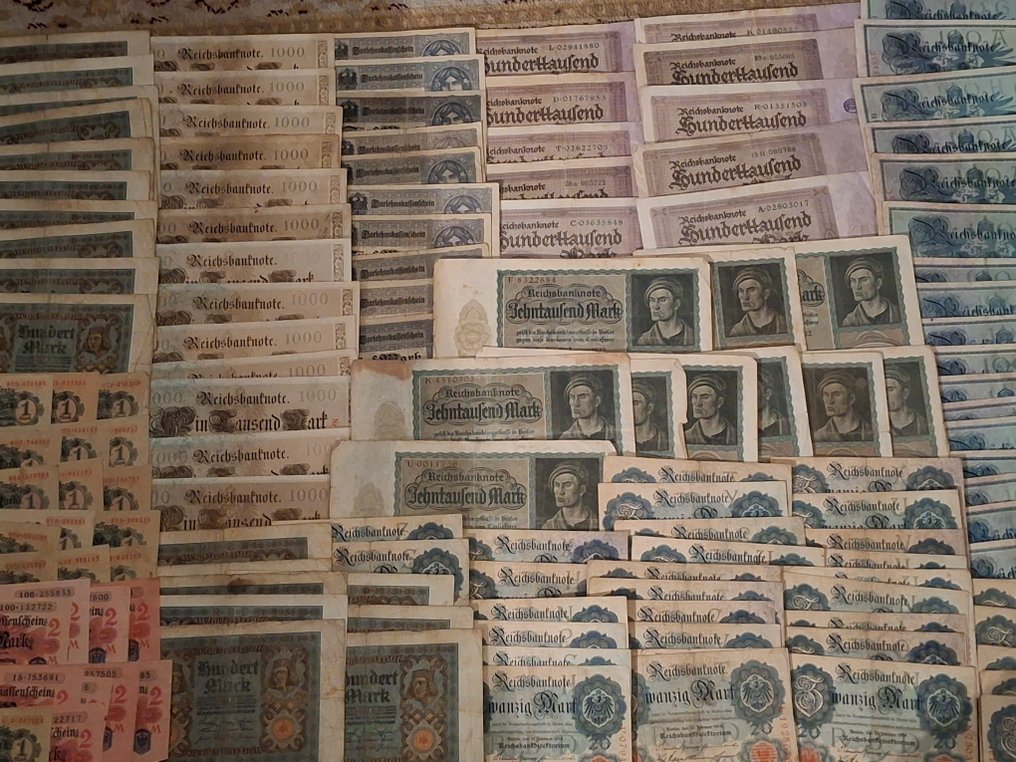 德国. - 126 Banknotes - 1910/1922  (没有保留价) #1.0