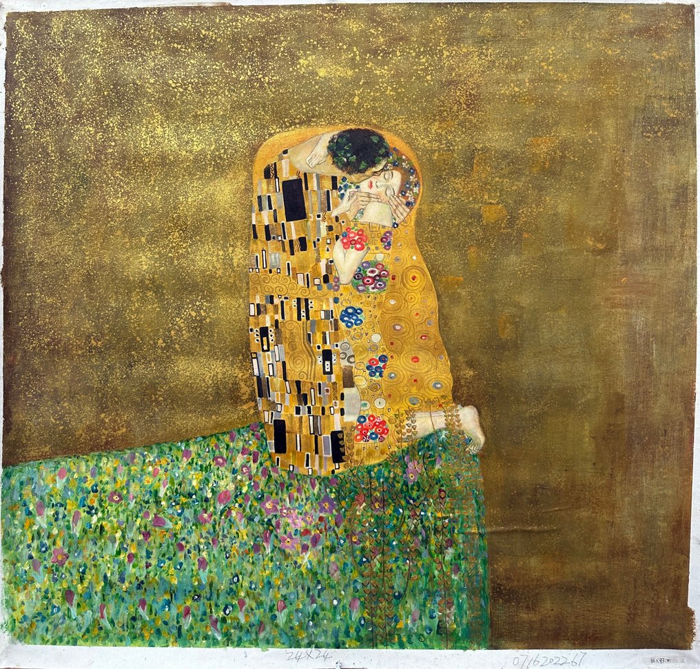 After Gustav Klimt - The Kiss #1.0
