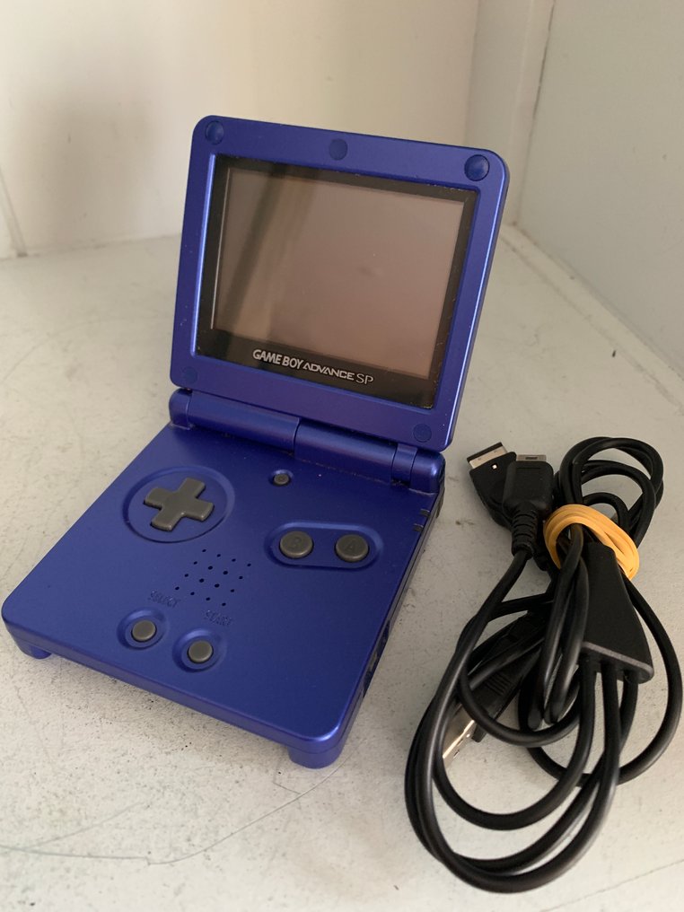 Nintendo - Gameboy Advance SP - (Midnight Blue) With charging cable - Console per videogiochi portatile #1.0