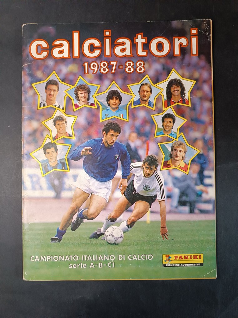 Panini album calciatori vuoto 1987/88 con cedola - 1 Empty Album - Good (GD) #1.0