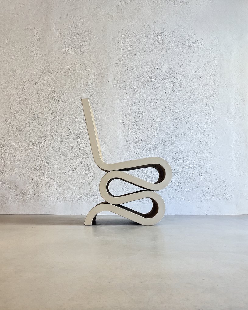 Vitra - Frank Gehry - 椅子 - Wiggle 侧椅 - 纸板 - 白色限量版 #4.3
