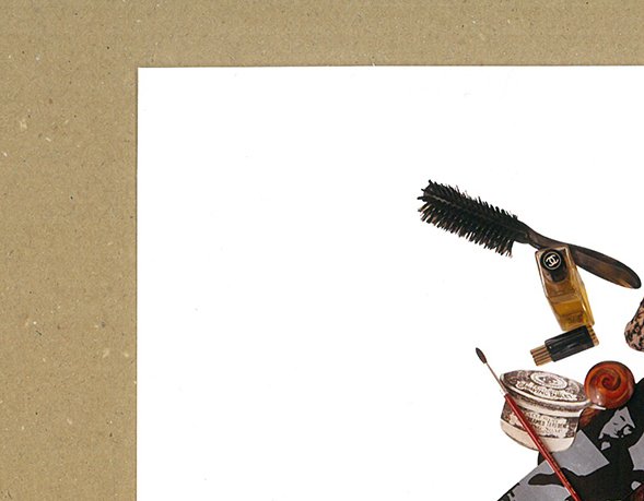 Michael Cooper (UK, 1941-1973) - Collage, published in the book Blinds and Shutters. #3.2