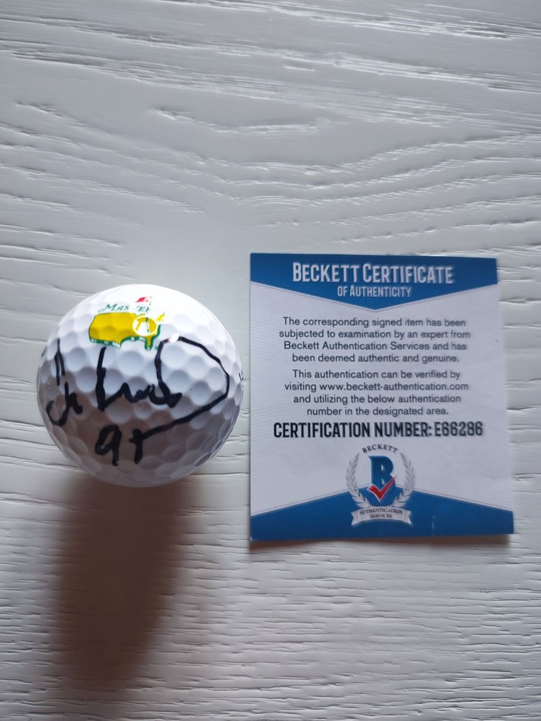 Golf - Ian Woosnam - COA Beckett - Μπάλα του γκολφ #4.3