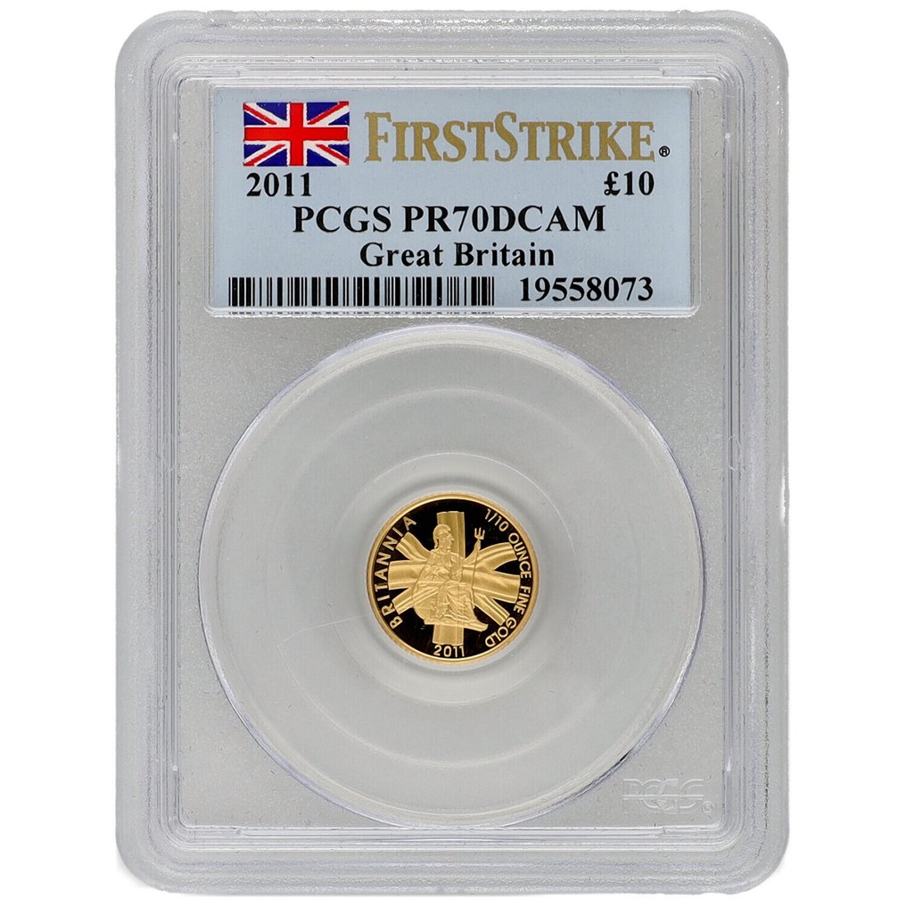 英国. 10 Pounds 2011 - "Britannia" ⅒ Oz #1.0