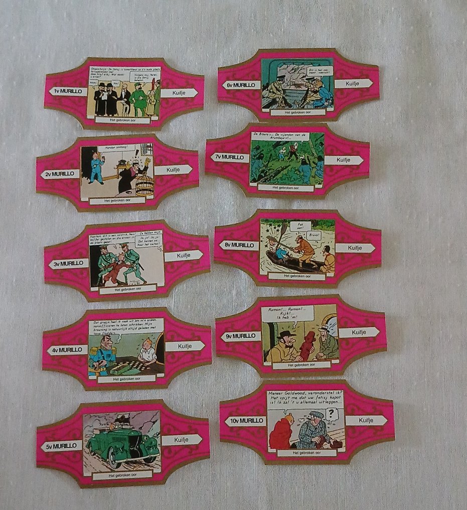 Kuifje-Tintin - 230 Large cigar bands #3.2
