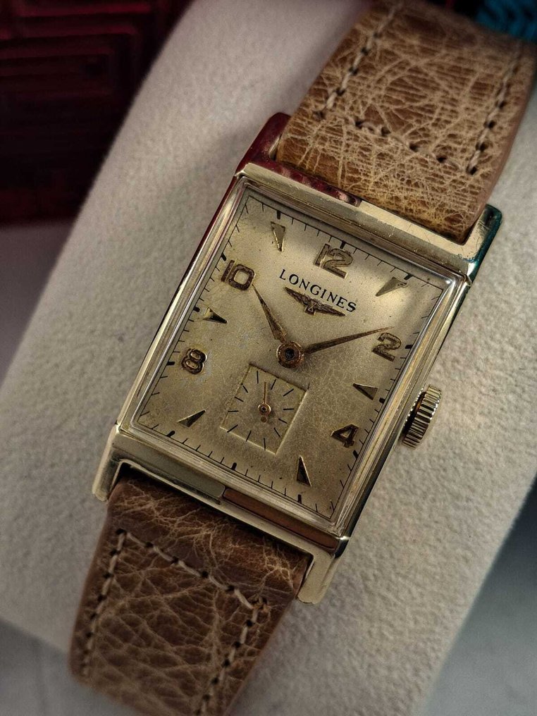 Longines Art Deco Tank – Ref. 35074 – Cal. 9LT – Original Patina Dial – 10K GF - Senza prezzo di riserva - Uomo - 1900-1949 #3.2