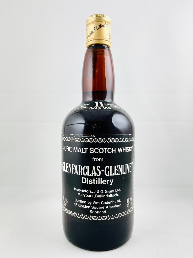 Glenfarclas 1966 11 years old Dumpy Bottle - Cadenhead's - b. 1977 - 75cl #1.0