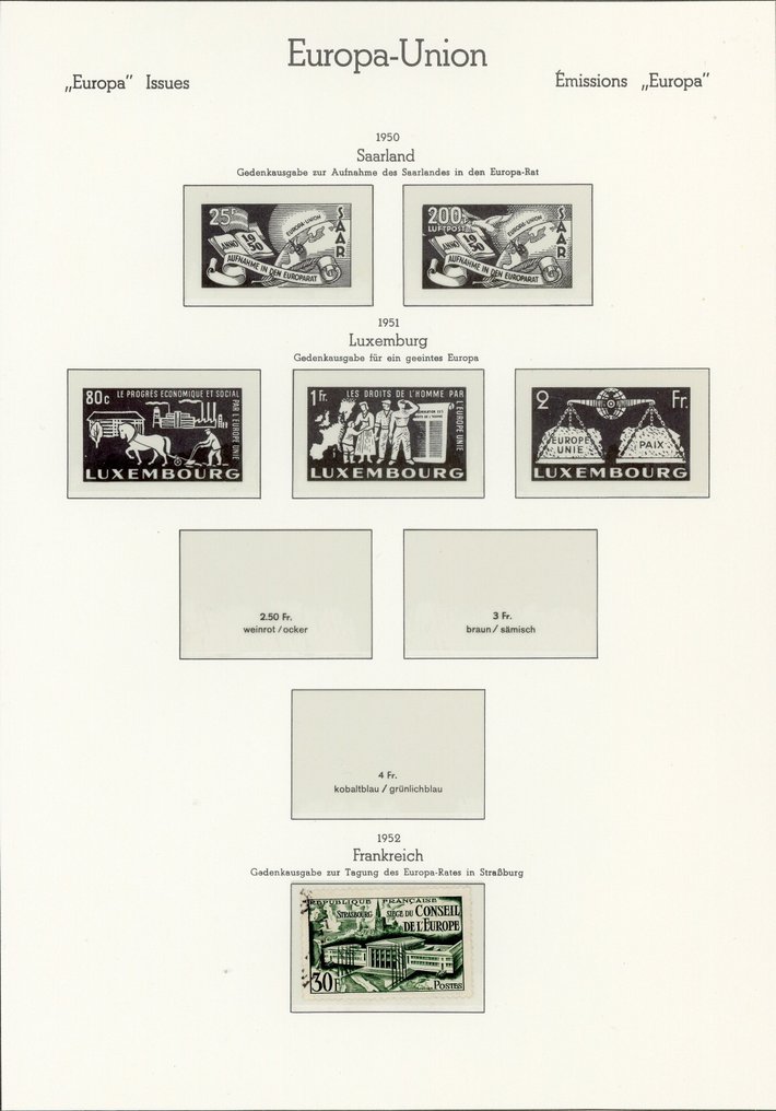 Ευρώπη CEPT 1949/1988 - Συλλογή CEPT με σφραγίδες σε τρία Άλμπουμ Lighthouse (Γερμανικά) #4.3