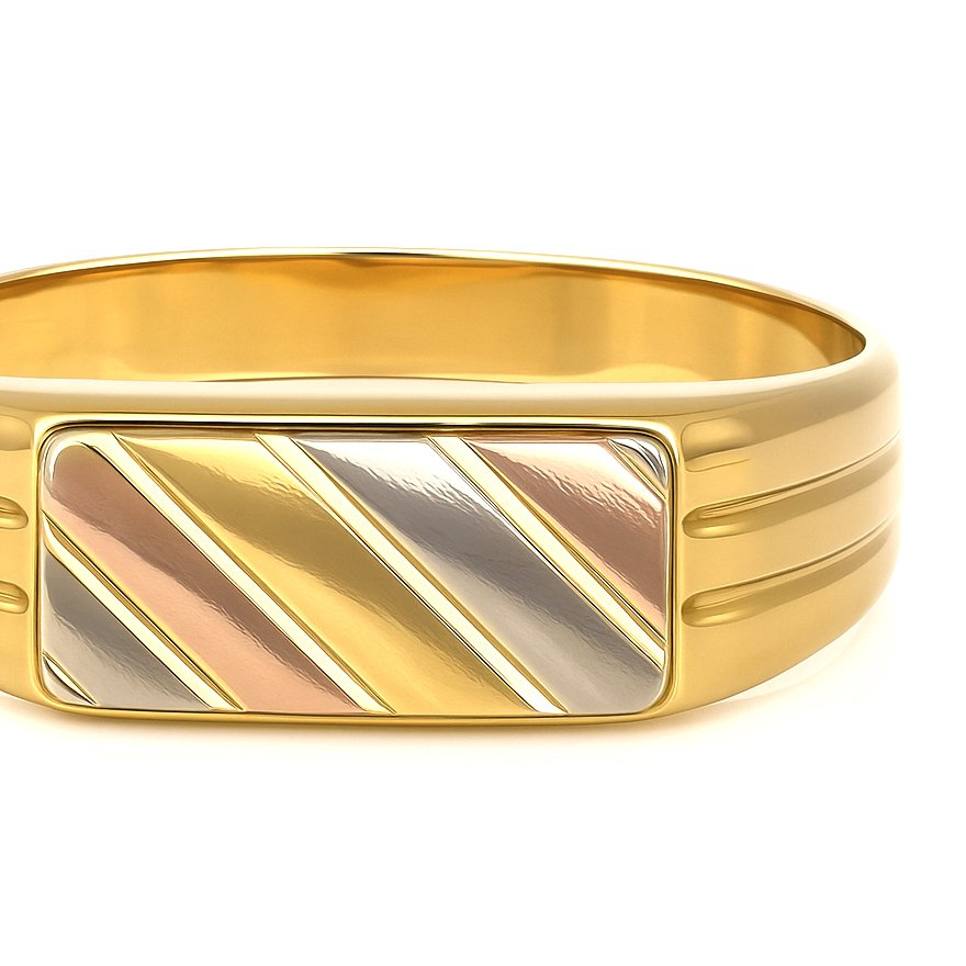 戒指 - 18 克拉 黃金, 玫瑰金, 白金 #2.1