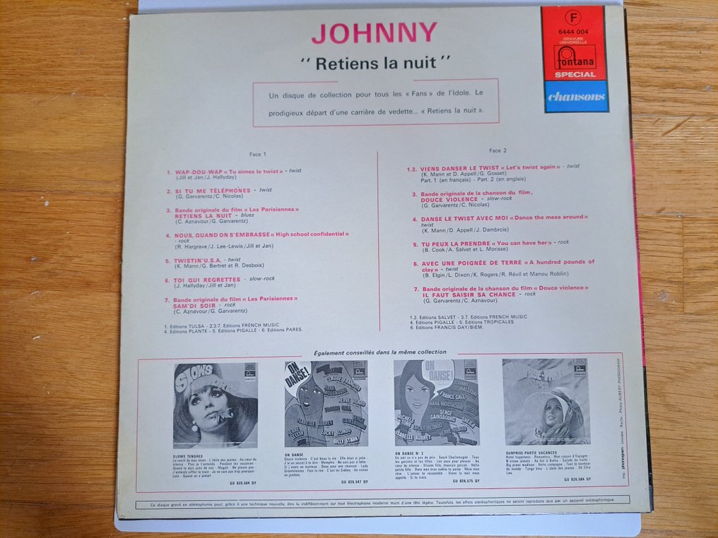 Johnny Hallyday - Collection of 14 x albums - Δίσκος βινυλίου - 1967 #2.1