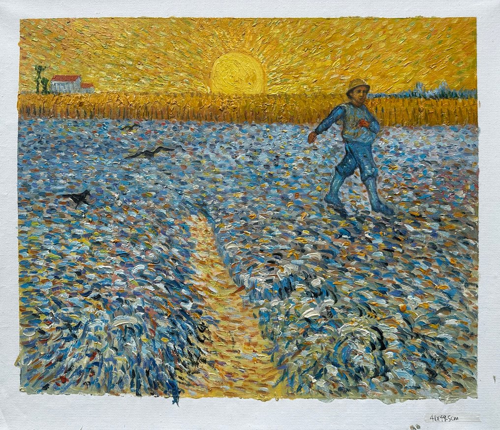 After Vincent van Gogh - The Sower #4.3