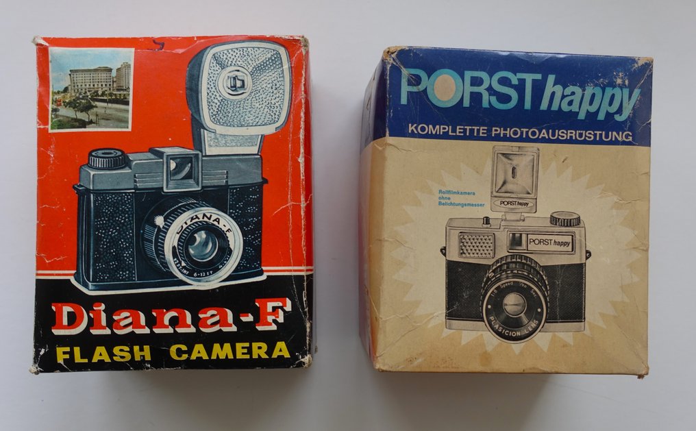 Porst happy Roll Film kamera / Diana F Flash camera | 120 / medium format camera (No reserve price) #1.0