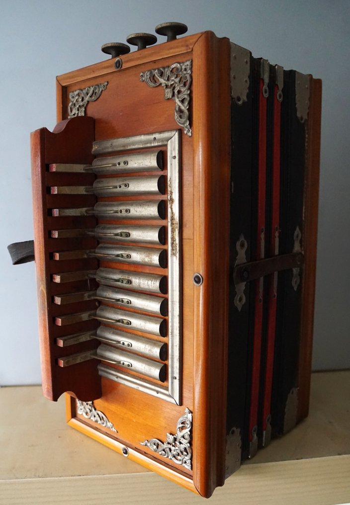 Melodeon - trekzak (lepelbasser) -  - 乐器 - 德国  (没有保留价) #3.2