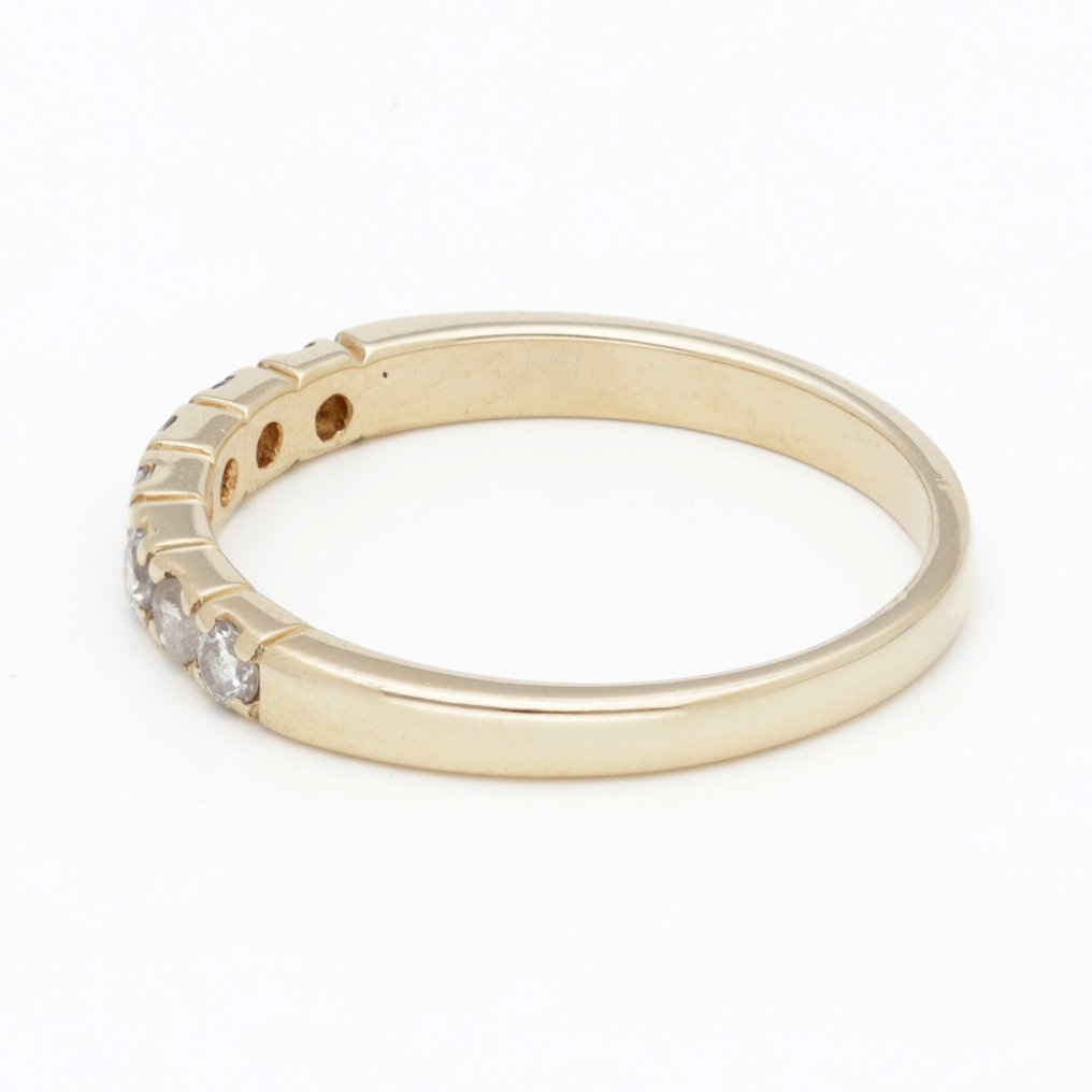 沒有保留價 - 戒指 - 14 克拉 黃金 鉆石 (天然) #2.1