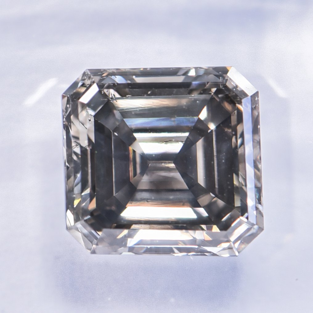 沒有保留價 - 1 pcs 鑽石 (天然彩色) - 2.13 ct - 祖母綠形 - Fancy deep 淡綠色 灰色 - SI1 - 國際寶石學院(International Gemological Institute (IGI)) - VG #1.0