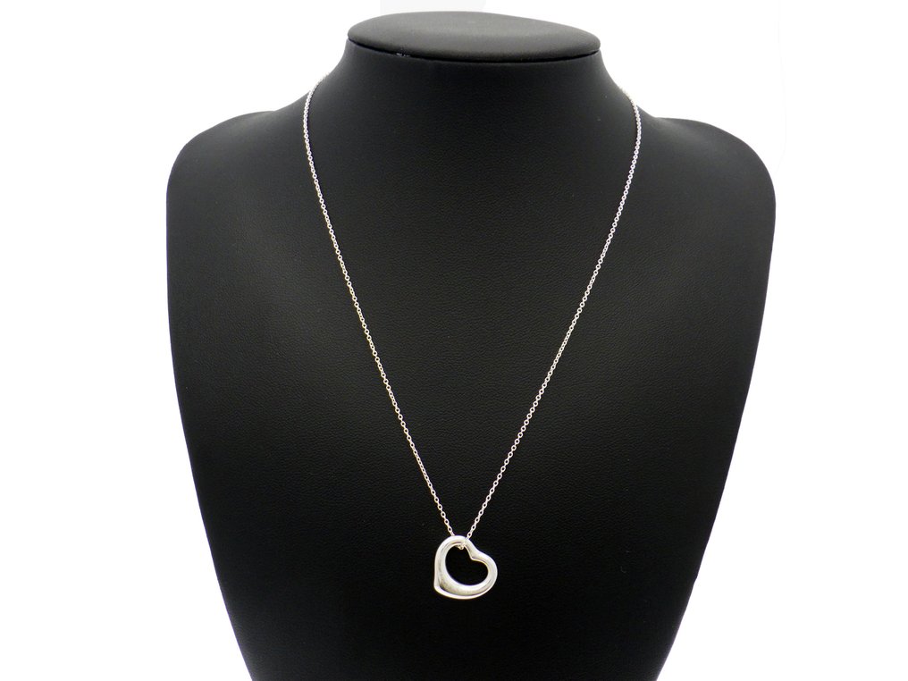 Zonder minimumprijs - Tiffany & Co. - Halsketting - Elsa Peretti Open Heart 925 Zilver #3.2