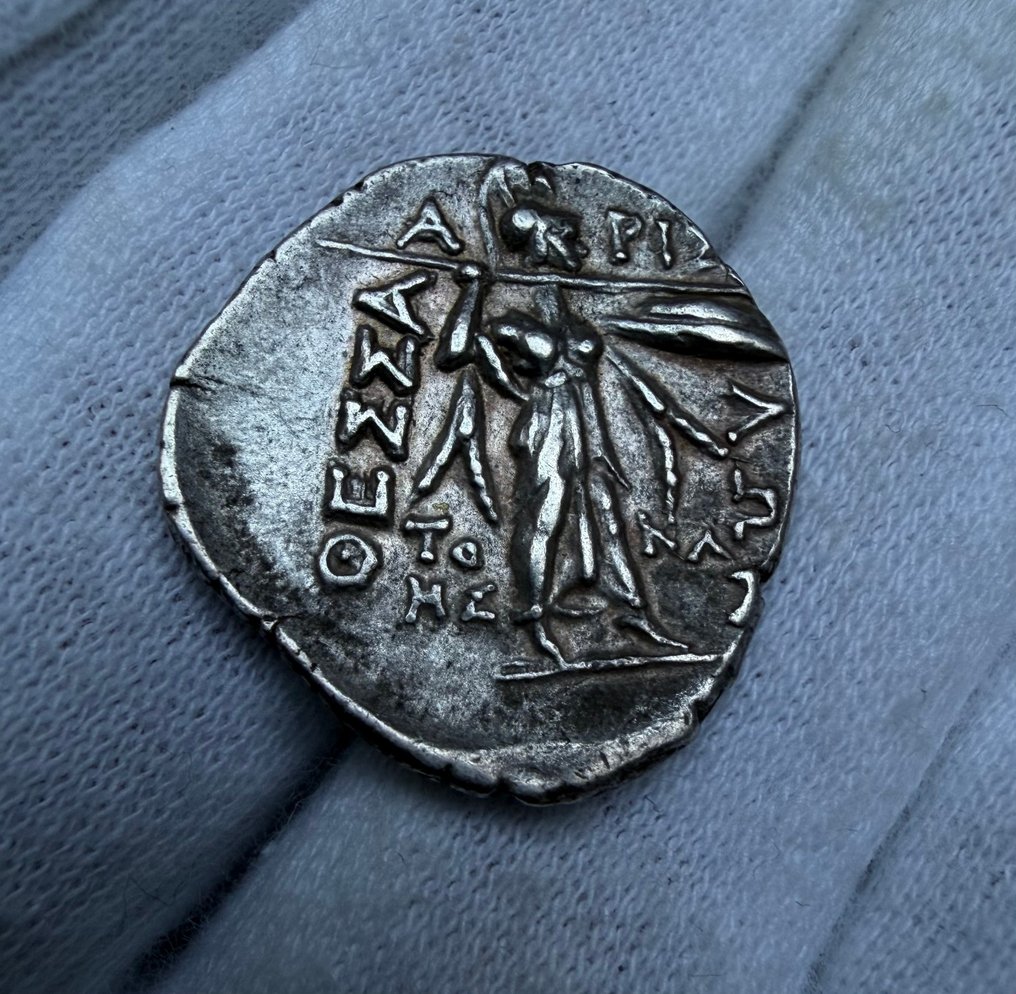 塞萨利，色萨利联盟. magistrates Androstenes & Aristokles. Stater Mid–late 1st century BC #1.0