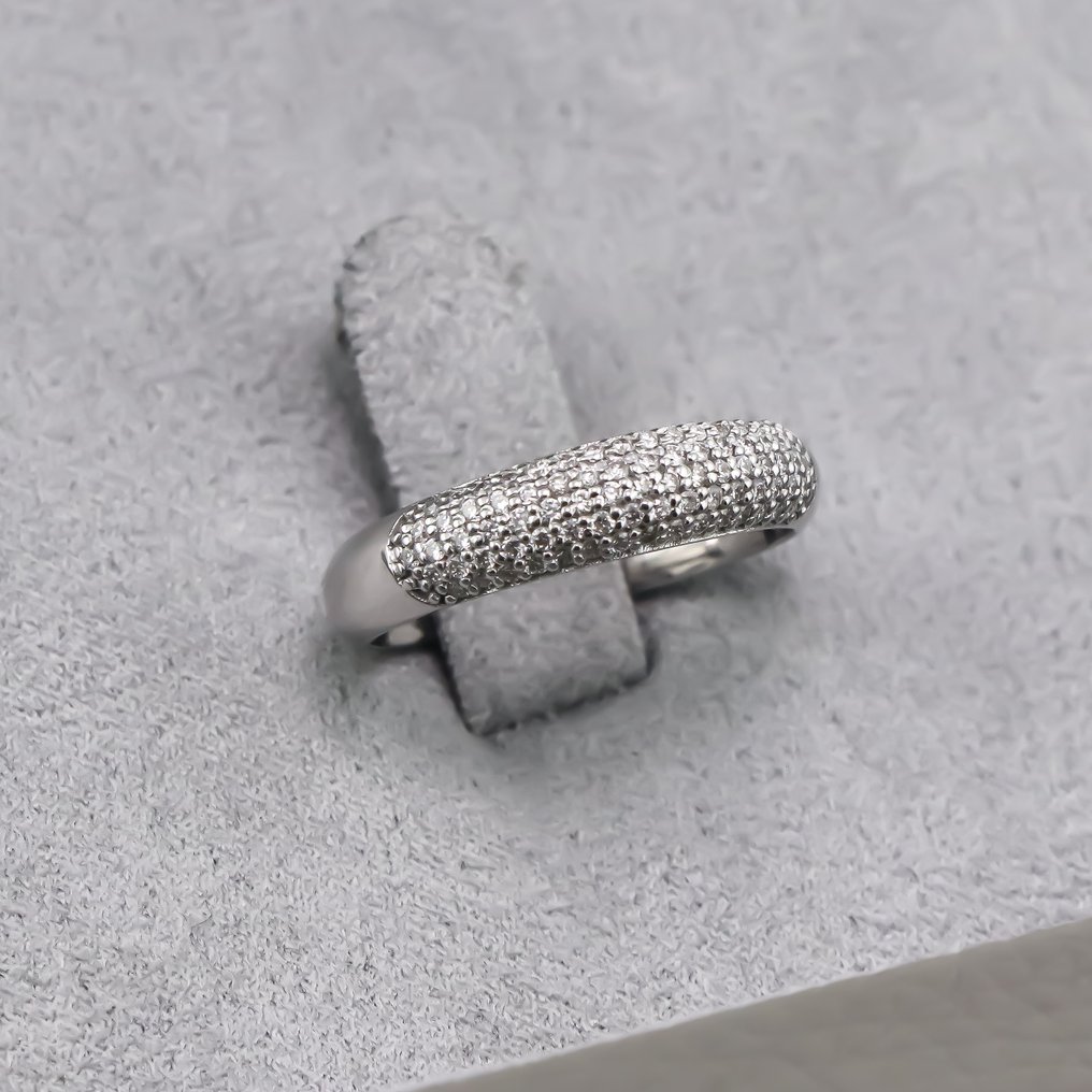 Δαχτυλίδι - 18 καράτια Λευκός χρυσός - 0.31ct. tw. Διαμάντι (Φυσικό) - GEOVANI Πλήρες δαχτυλίδι διαμαντιών #4.3