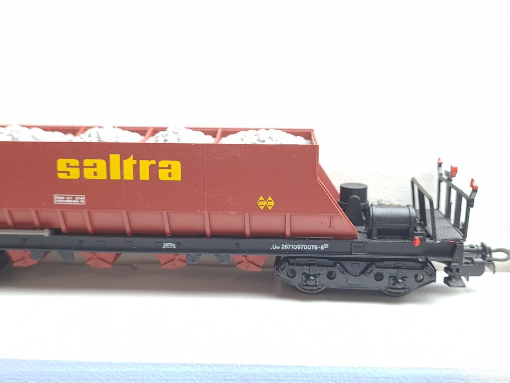 Electrotren H0 - 1470/1604/5200/5201/5410/5423 - Wagon de marchandises pour trains miniatures (6) - 6 wagons de marchandises divers - RENFE #4.3