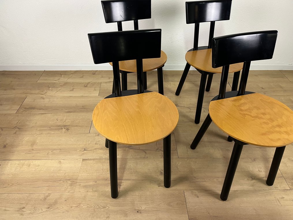 Schiffini - Vico Magistretti - Καρέκλα (4) - Ξύλο, Βαμμένο ξύλο #2.1