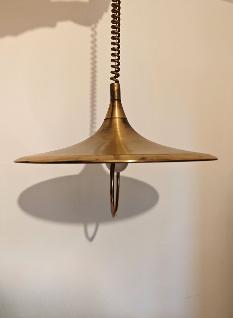 Lampada - Ottone - Lampada a forma di cappello da strega degli anni '70 #1.0