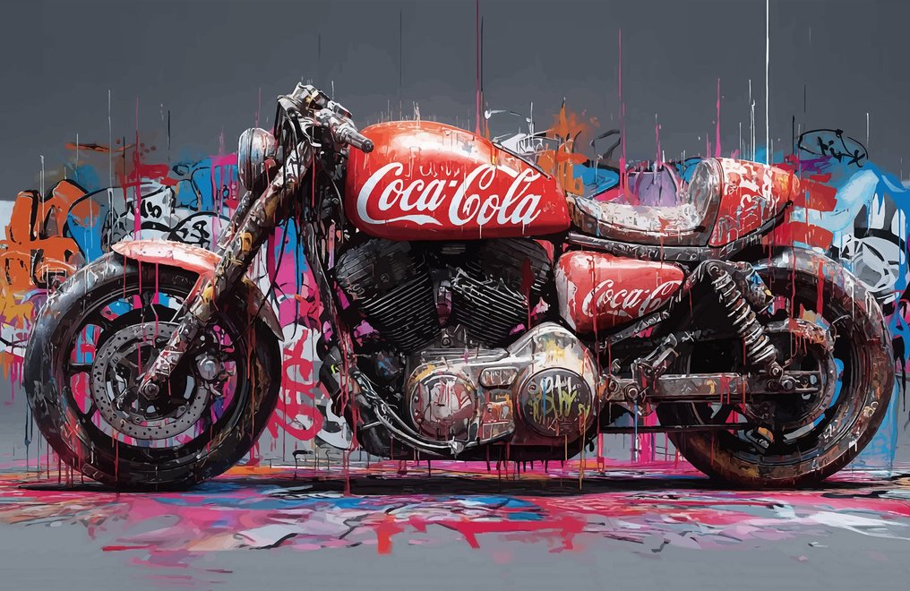 IPR Graph - Coca-Cola Motorcycle - Pop Art Industrial #1.0