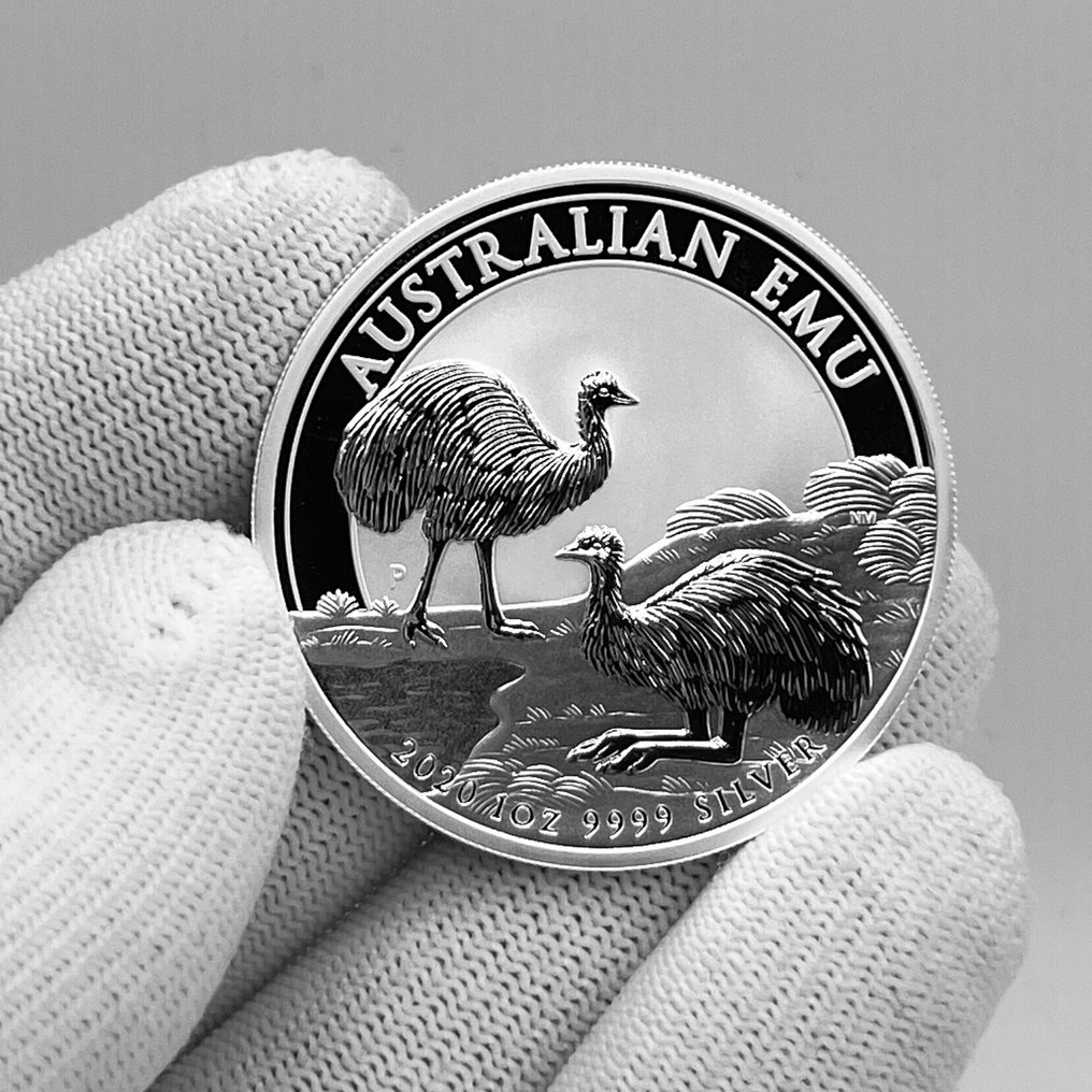 Αυστραλία. 1 Dollar 2020 – Australian Emu – 1 oz Silver coin – Ag .9999 (χωρίς τιμή ασφαλείας) #2.1