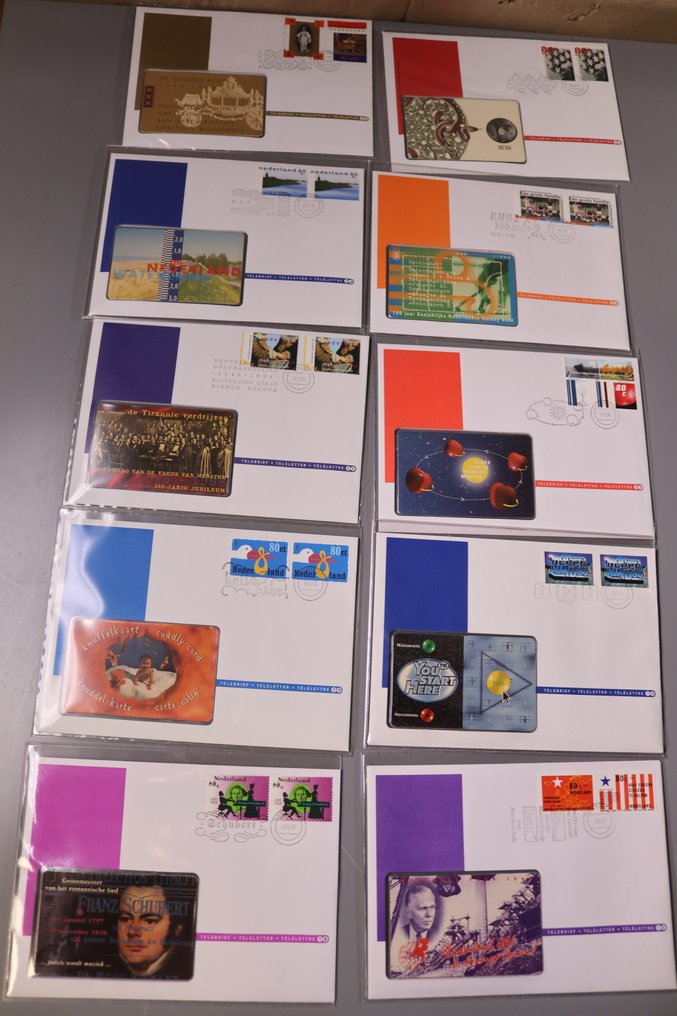 荷兰 1994/1999 - 完整的 ECUbrieven 和 Telebrieven 收藏 #1.0