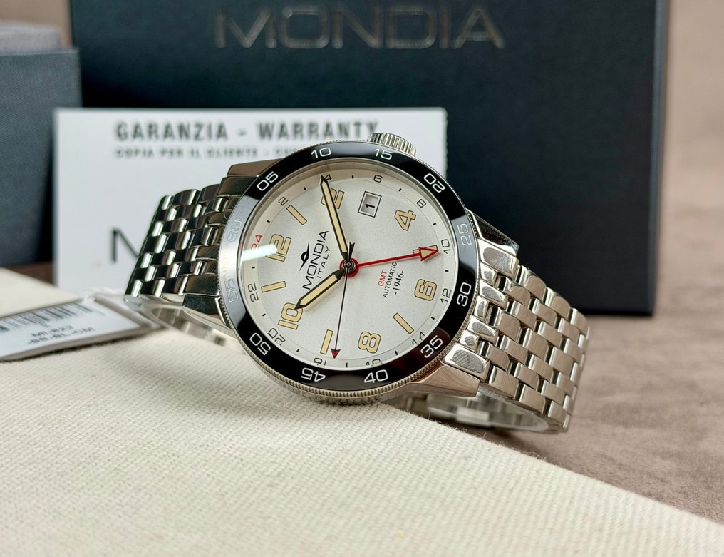Mondia - Heritage 1946 GMT Automatic - Nincs minimálár - MI-823-SS-SL-CM - Férfi - 2020+ #3.2