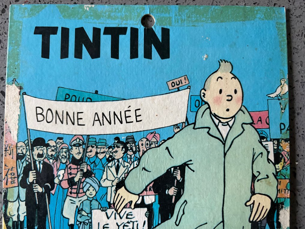 Tintin - Calendrier Oberthur 1987 - 1 Calendar - 1986 #1.0