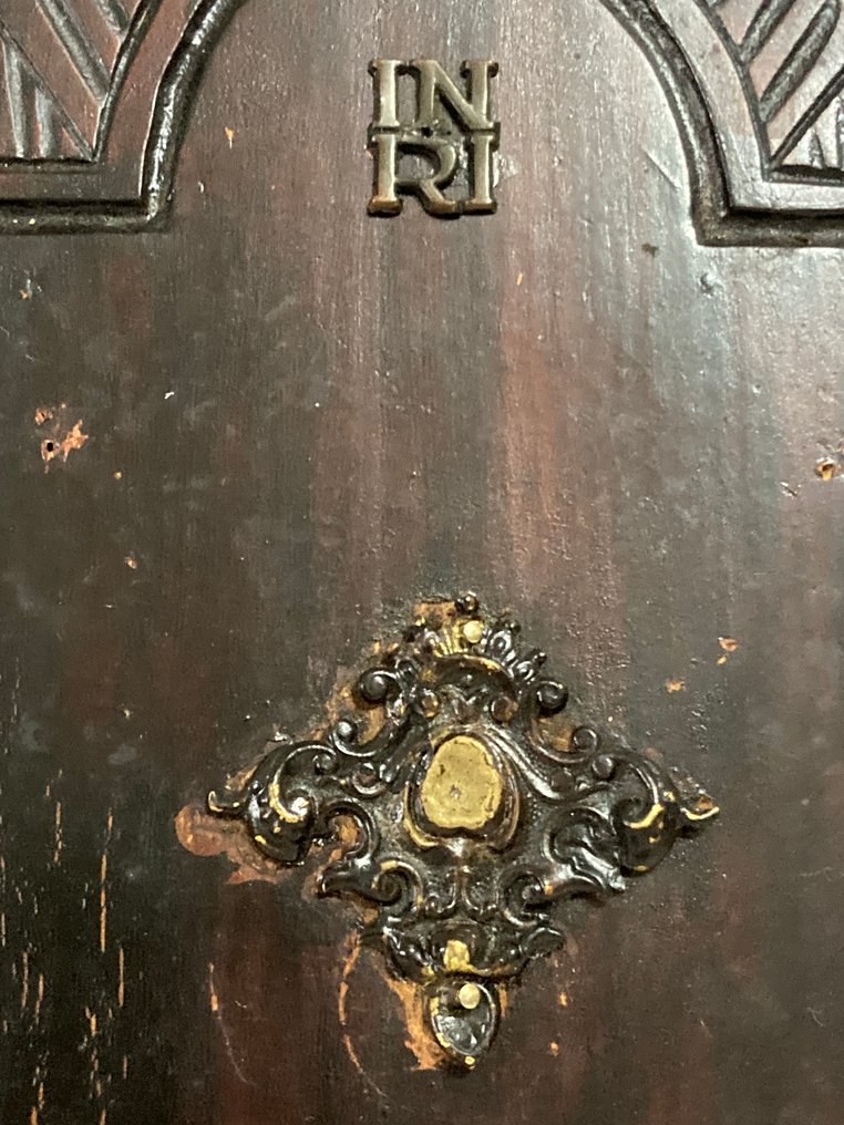 Tabernacle door mounted in wardrobe - Antique - Carved Wood - 1850-1900 #4.3