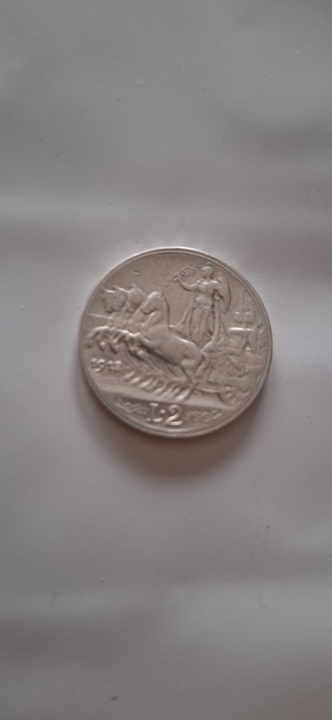 義大利王國 Vittorio Emanuele III. 2 Lire 1912 "Quadriga Veloce"  (沒有保留價) #2.1