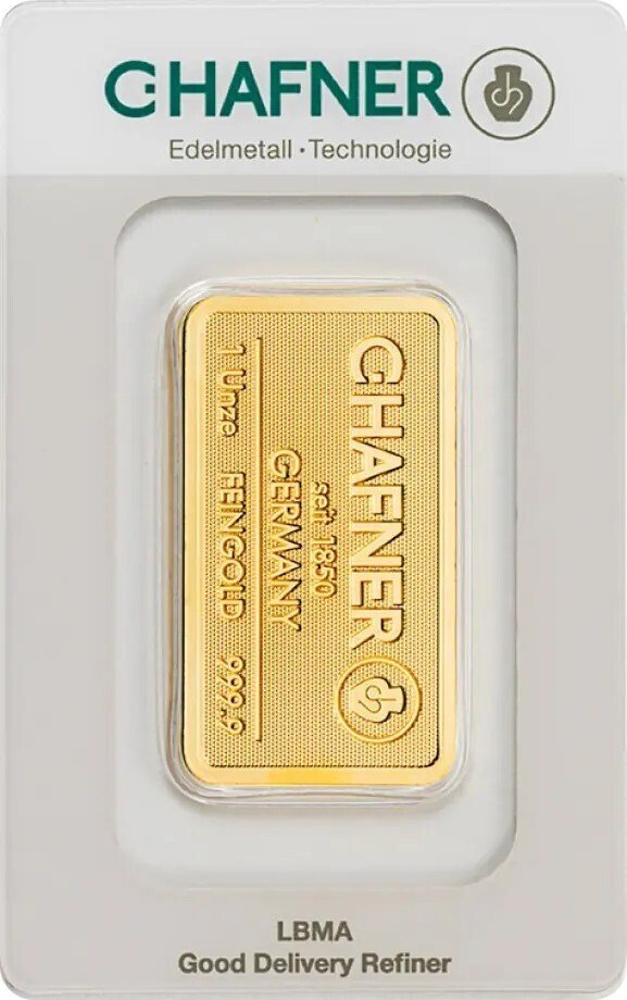 1 Troy Ounce - Aur .999 - C. Hafner - Sigilat și cu certificat #1.0