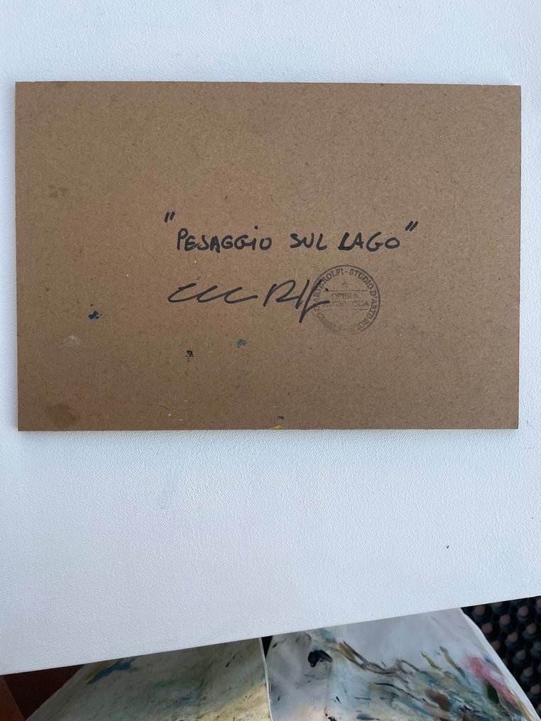 Claudio Rolfi (1960) - Paesaggio sul lago #4.3