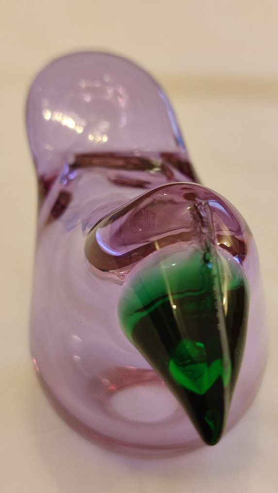 Iittala - Oiva Toikka - Miniaturfigur - Flycatcher (Acchiappamosche) (2) - Glas #4.3