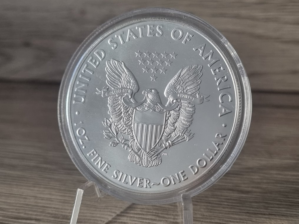 美国. 1 Dollar 2020 American Eagle 1 oz .999% silver coin (没有保留价) #4.3