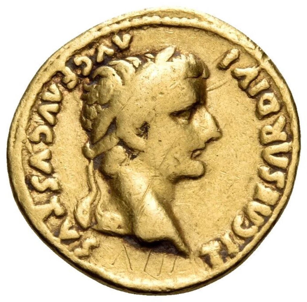 Römisches Reich. Tiberius (n.u.Z. 14-37). Aureus Lugdunum, circa 15-18 #2.1