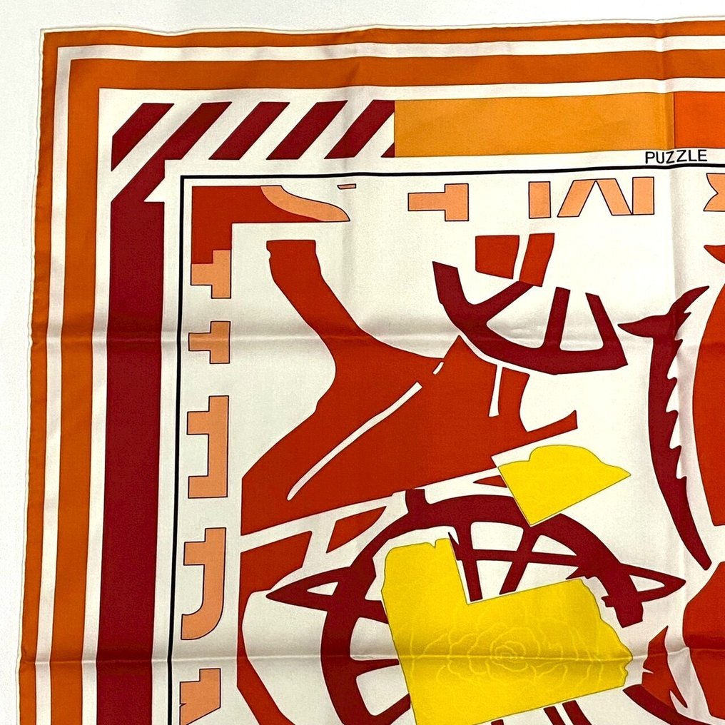 Hermès - CARRE 70 (PUZZLE) 100%COTTON - Scarf #1.0
