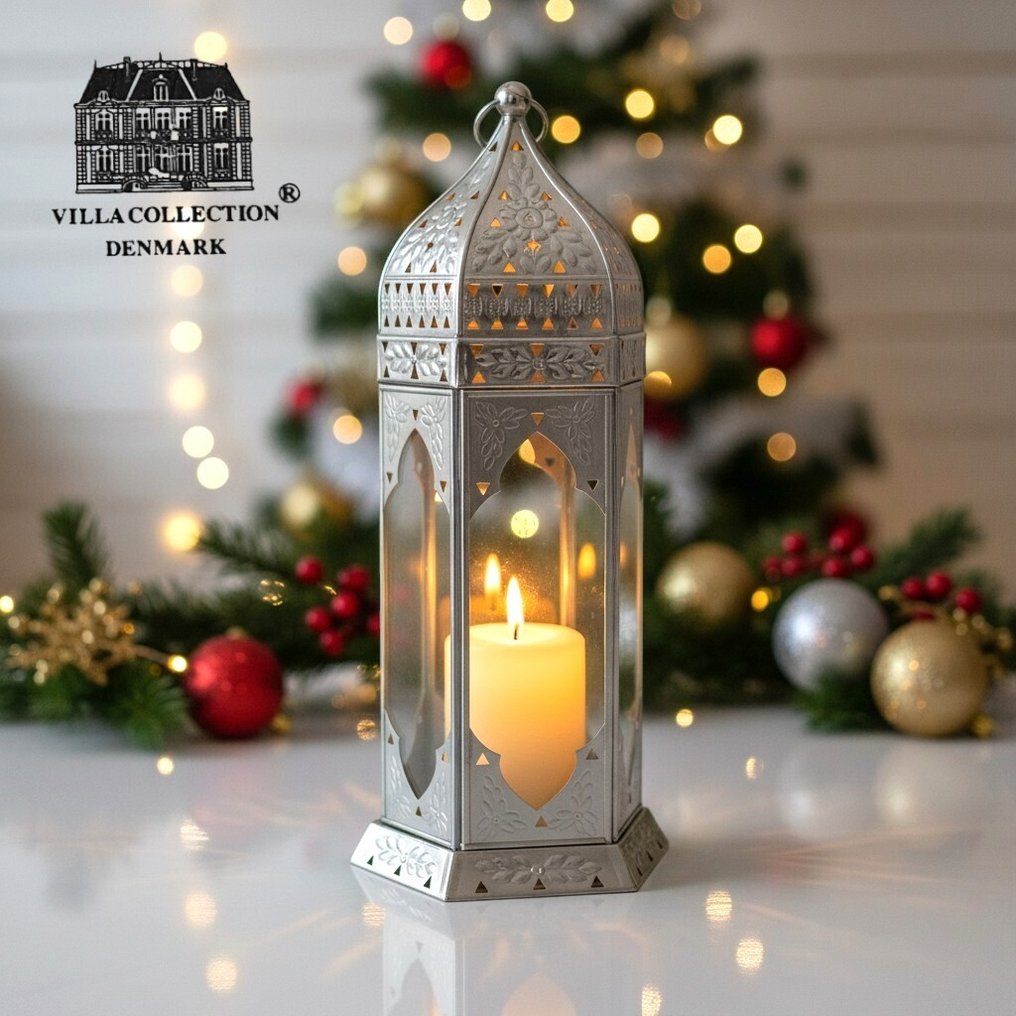 Villa Collection Denmarck - Chamberstick Model 'Lanterna Boho-Chic', Original Vintage 1970s - Aluminium #1.0