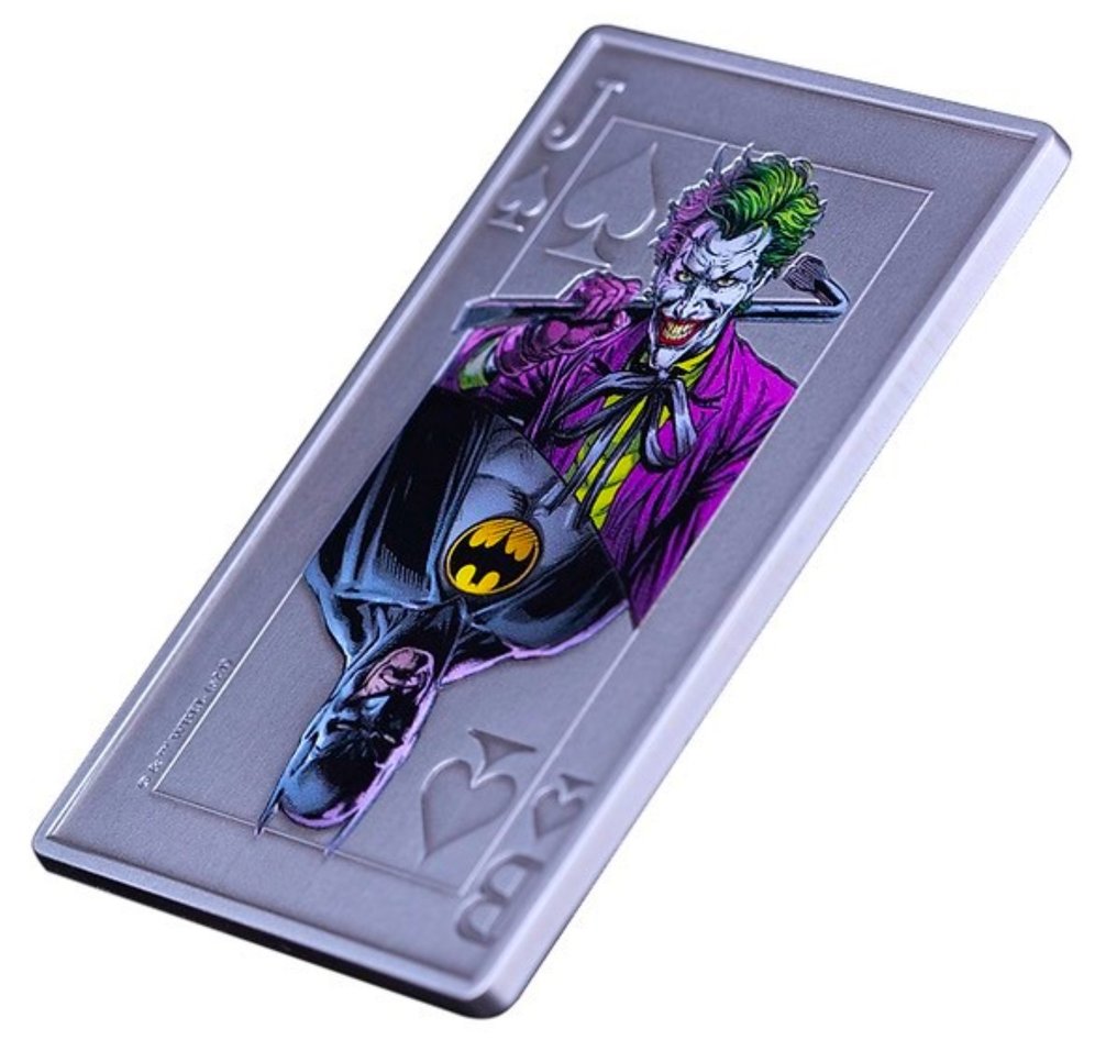 Samoa. 5 Dollars 2024 DC Comics - Batman Vs. Joker, Coloured, Box, 2 Oz #4.3