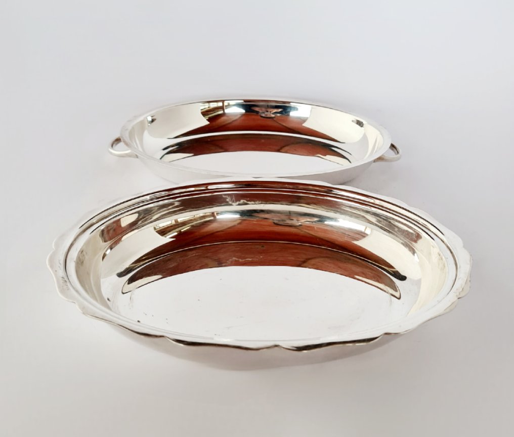 Πιάτο σερβιρίσματος - Antique E.P On Copper Silver-Plated Entree Dish - Επάργυρο #3.2