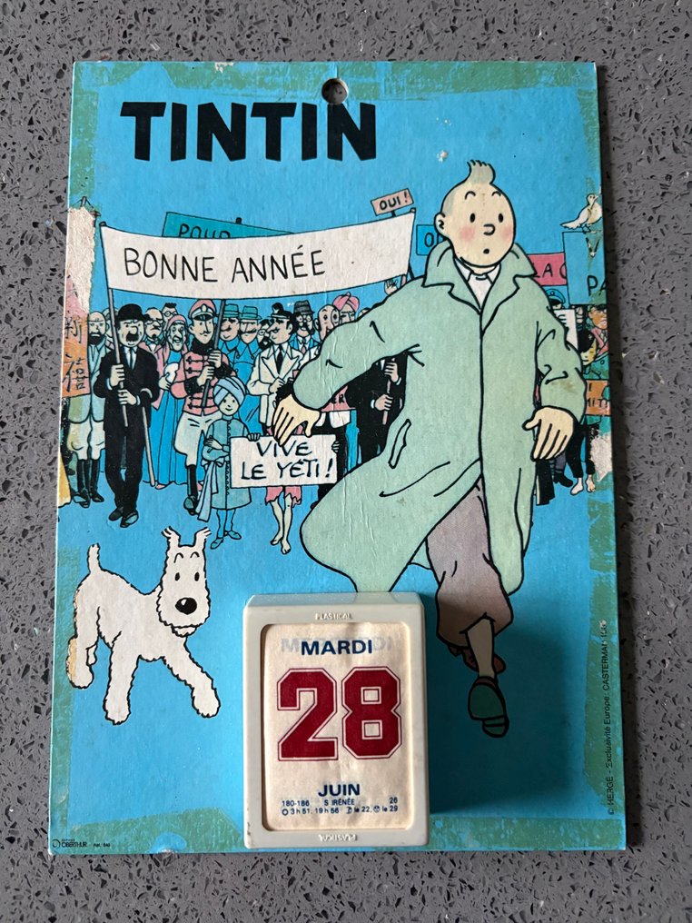 Tintin - Calendrier Oberthur 1987 - 1 Calendar - 1986 #1.0