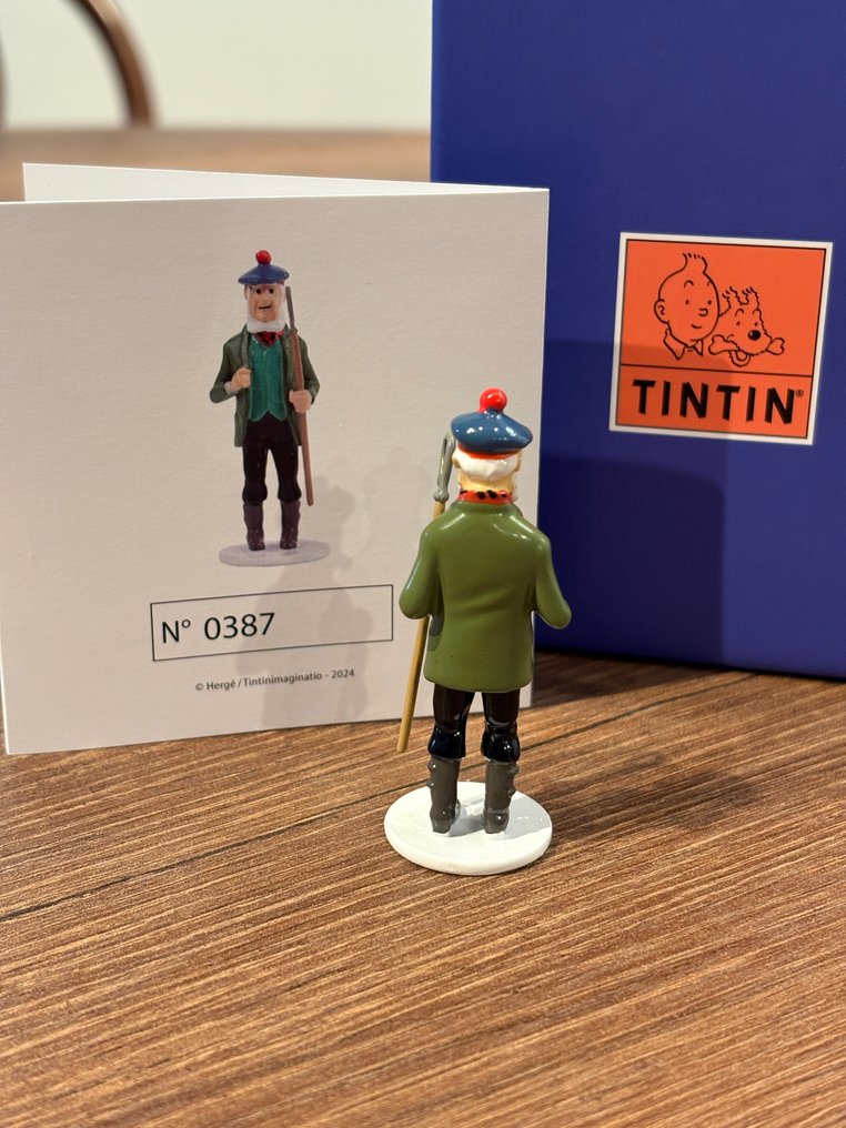 Statuetta - Collection Carte de Vœux 1972 - Moulinsart Tintin réf 46547 - Piombo #2.1